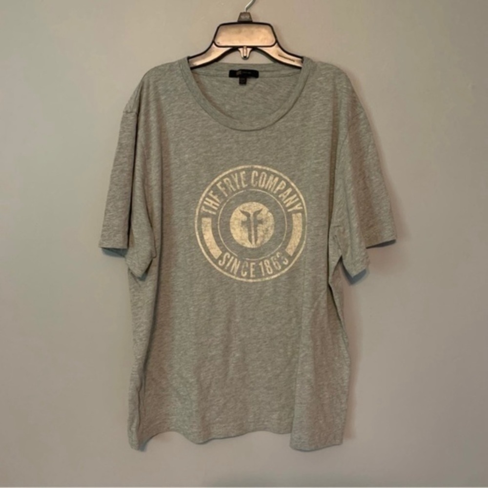 FRYE Men’s Distressed Moto T-shirt - Picture 2 of 4